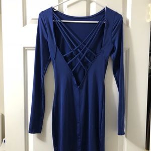 Royal Blue Bodycon Dress